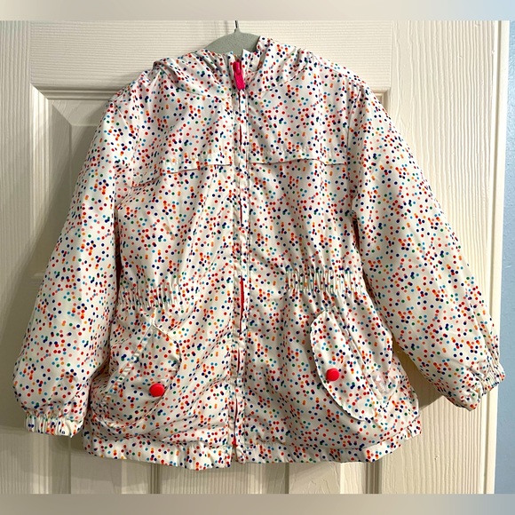 Zara Jackets & Coats Zara Toddler Girl Polka Dot Hooded Rain Coat Poshmark